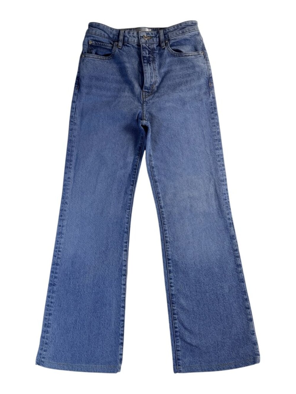 Frame Jeans Sz 27 “The Arrow” High-Rise, Bootcut, Light-wash EUC
